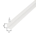 Vorschaubild Alberts® Winkelprofil, gleichsch., PVC weiß, LxBxHxS 1000 x 7 x 7 x 1 mm 470579