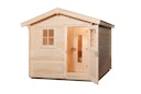 Vorschaubild Weka Blockbohlen Saunahaus Mikkeli inkl. Elementsauna 28/68 mm