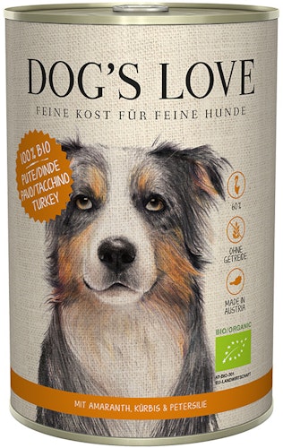 Dog's Love Bio 400g Dose Hundenassfutter