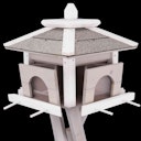 Vorschaubild Trixie Natura Futterhaus 46x35x46cm/1,35m