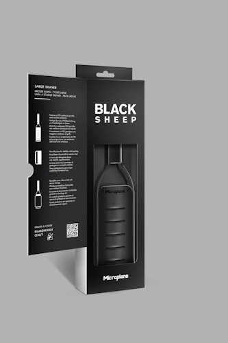 Microplane Große Raspel BLACK SHEEP Black Steel