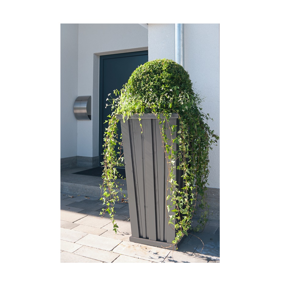 BM Blumenkasten Tessin basaltgrau 43x43x68