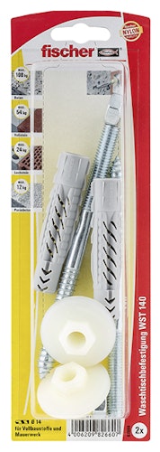 FISCHER Waschtischbefestigung WST 140 K (2Stück)