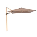 Vorschaubild doppler Pendelschirm ALU WOOD 300 x 220, Aluminium Esche-Optik / 100 % Polyester 180 g/m²