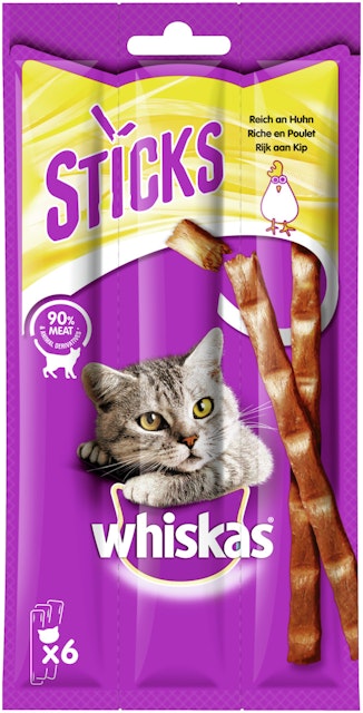 Whiskas Sticks Huhn 6er 36g KatzensnackVorschaubild