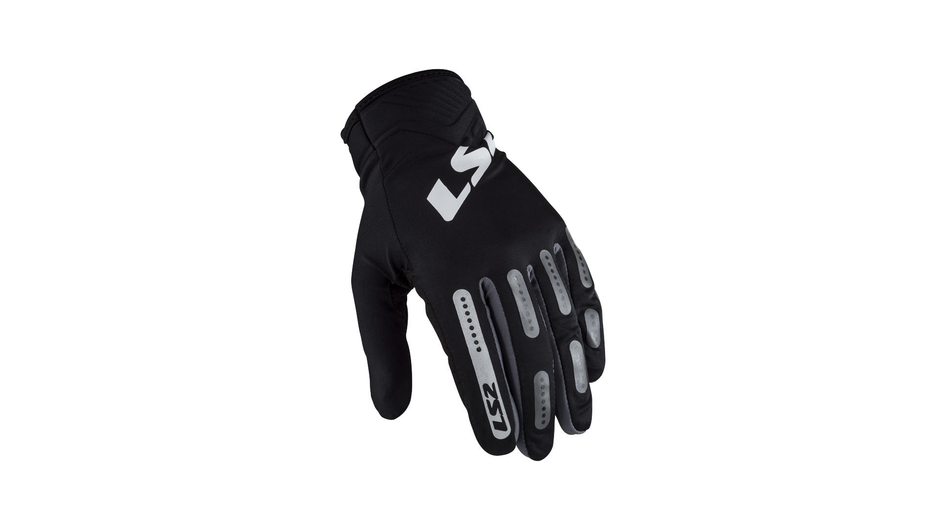 LS2 Handschuh Bend Herren - Schwarz/Grau  [Größe L]