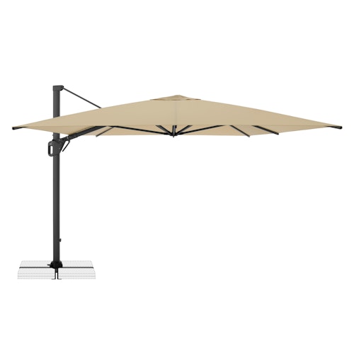 doppler Pendelschirm LIFE 300 x 400 Side, Aluminium Anthrazit / 100 % Polyester 180 g/m² 