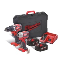 Milwaukee M18CBLPP2B-402C SET POWERPACK IN2 4933464593