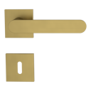 Vorschaubild Griffwerk VAYA 291 AVUS fast2fix Fast2Fix Rosetten eckig Buntbart Gold matt