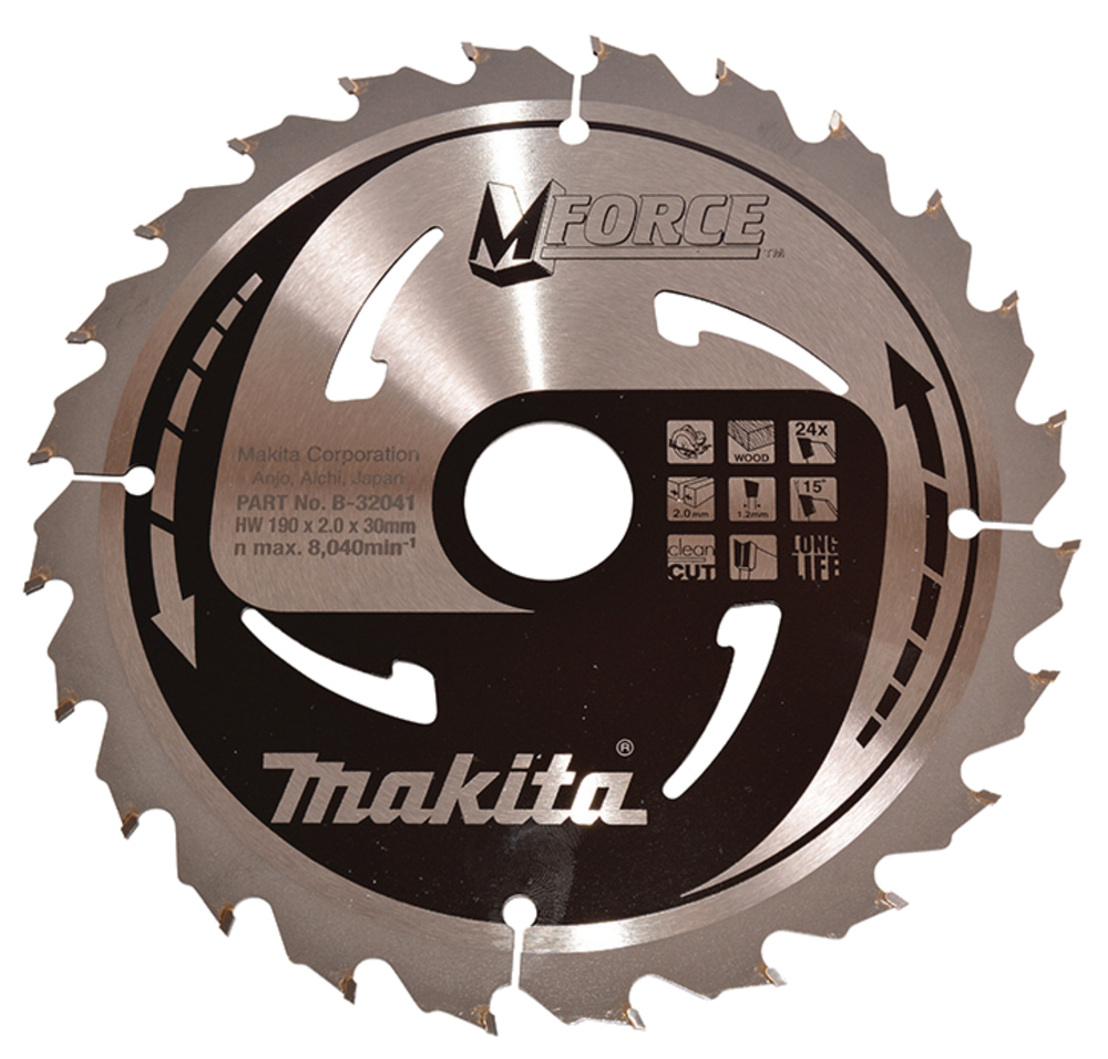 Makita M-FORCE Sägeb. 190x30x24Z B-32041