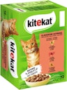 KITEKAT klassisische Auswahl Sauce  Multipack 12 x 85 Gramm Katzennassfutter