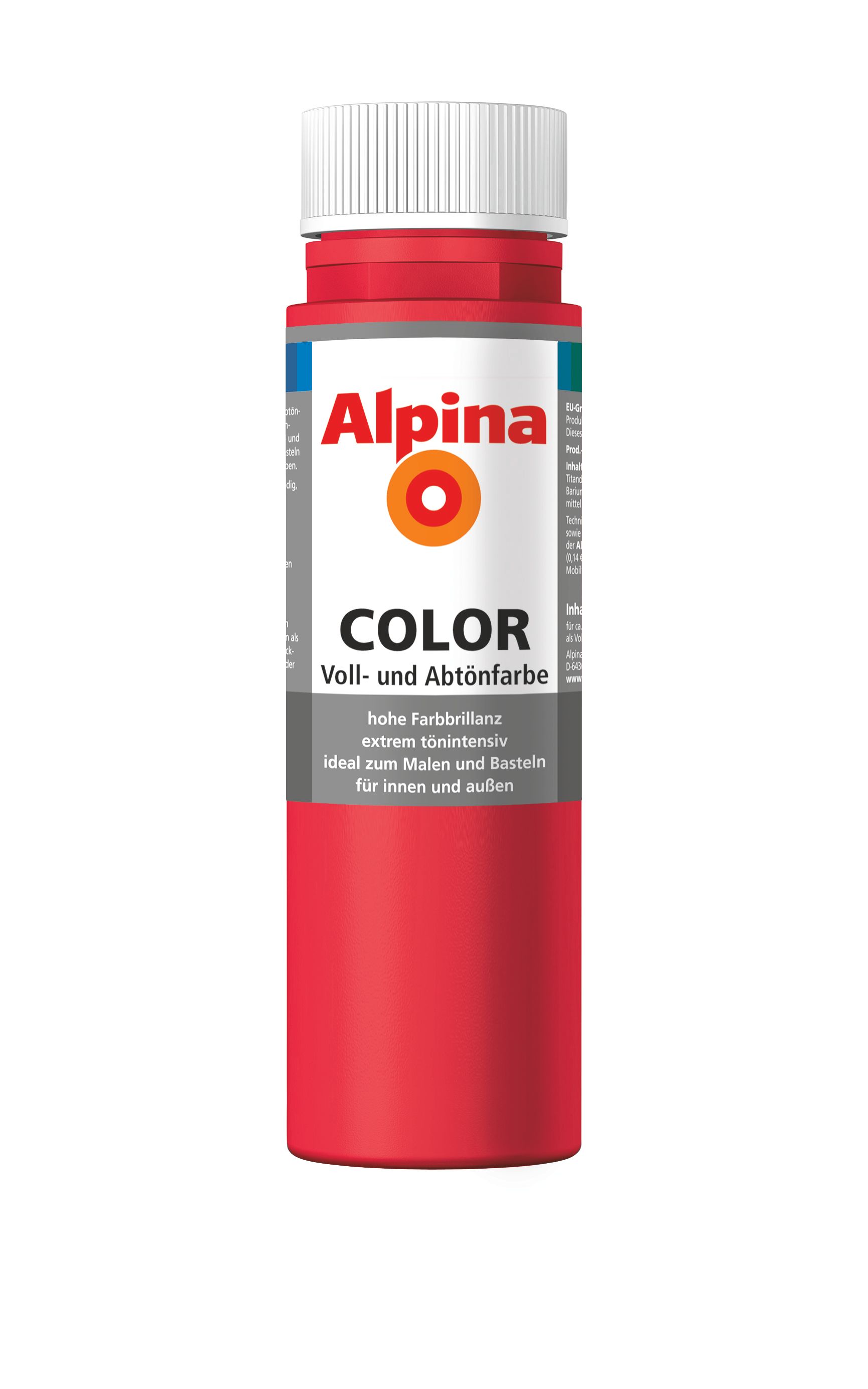 Alpina Color Abtönfarbe "Fire Red"