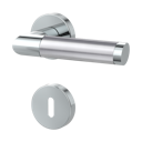 Vorschaubild Griffwerk CHRISTINA Klipptechnik -Edelstahl poliert/matt Rosettengarnitur -Klippt. -BB -TS 40-45mm