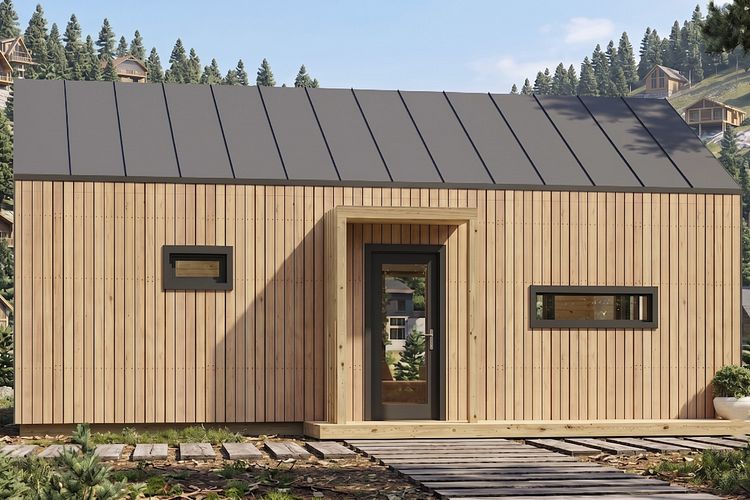 Wolff Finnhaus Ferienhaus Sajan 44 - 68 mm