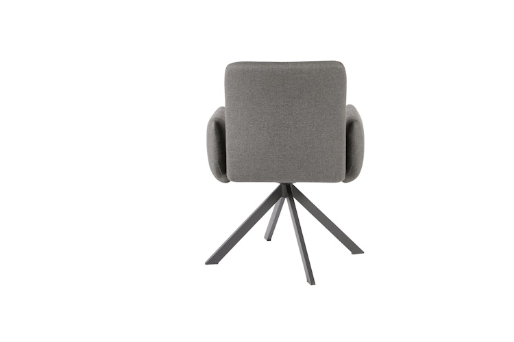 Diamond Garden Dining-Set ARONA, Edelstahl Dunkelgrau / Tuvatextil® (100 % Polyacryl) Grau / HPL