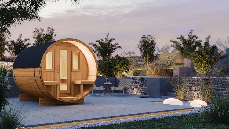 Wolff Finnhaus Saunafass Fasssauna 280