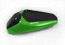 Vorschaubild BODYSTYLE Sportsline Sitzkeil ABS Kunststoff grün/schwarz für KAWASAKI Z900, Z900 (70 kW)