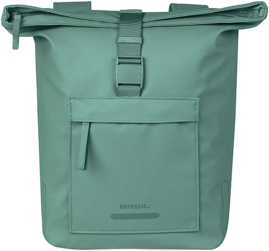 Basil Doppeltasche Brooklyn 41 Liter grün,silber
