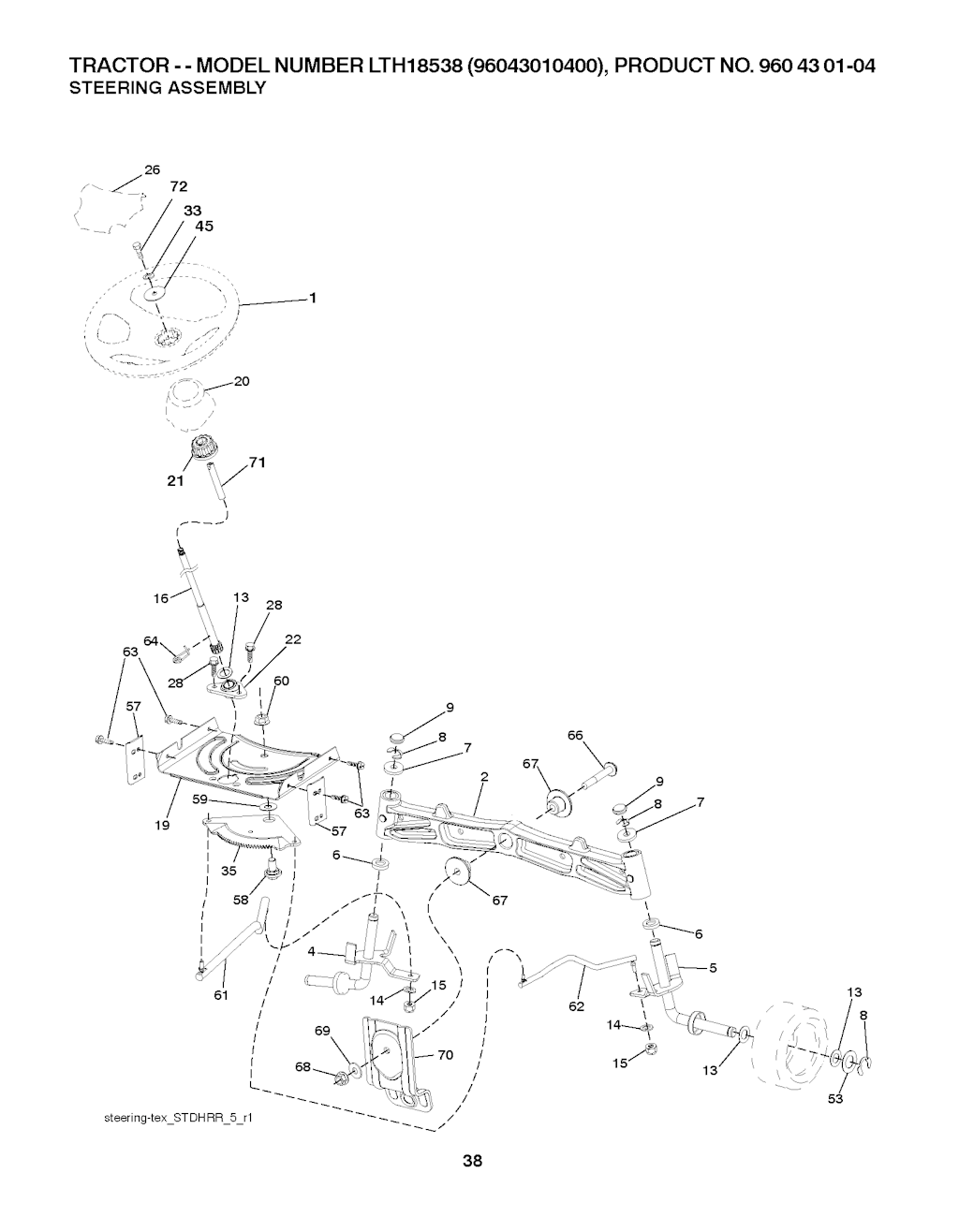 Explosionszeichnung Ersatzteile