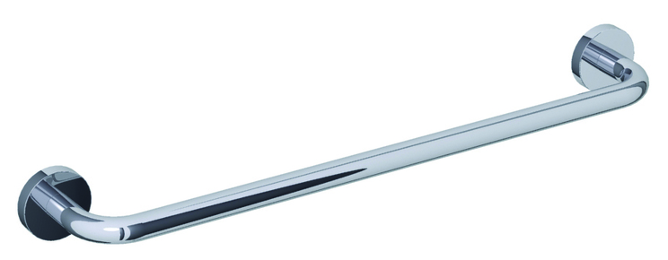 Bravat Badetuchstange Varuna, chrom - 50 cm, rund