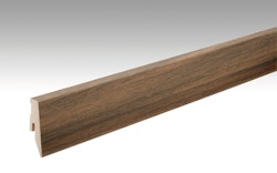 MEISTER Fußleiste Profil 3 PK Nussbaum Amore 6389 für Laminatböden - 2380 x 60 x 20 mm