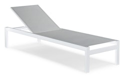 BEST Stapelliege CLEVELAND, Aluminium / Ergotex - Auslaufartikel