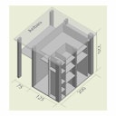 Weka Gartenschrank Geräteschrank Garten [Q] Multi