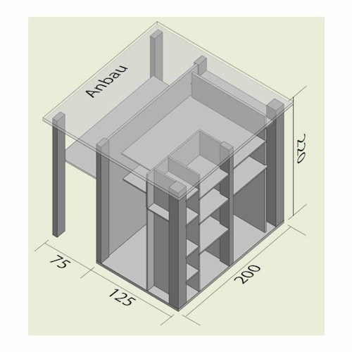 Weka Gartenschrank Geräteschrank Garten [Q] Multi