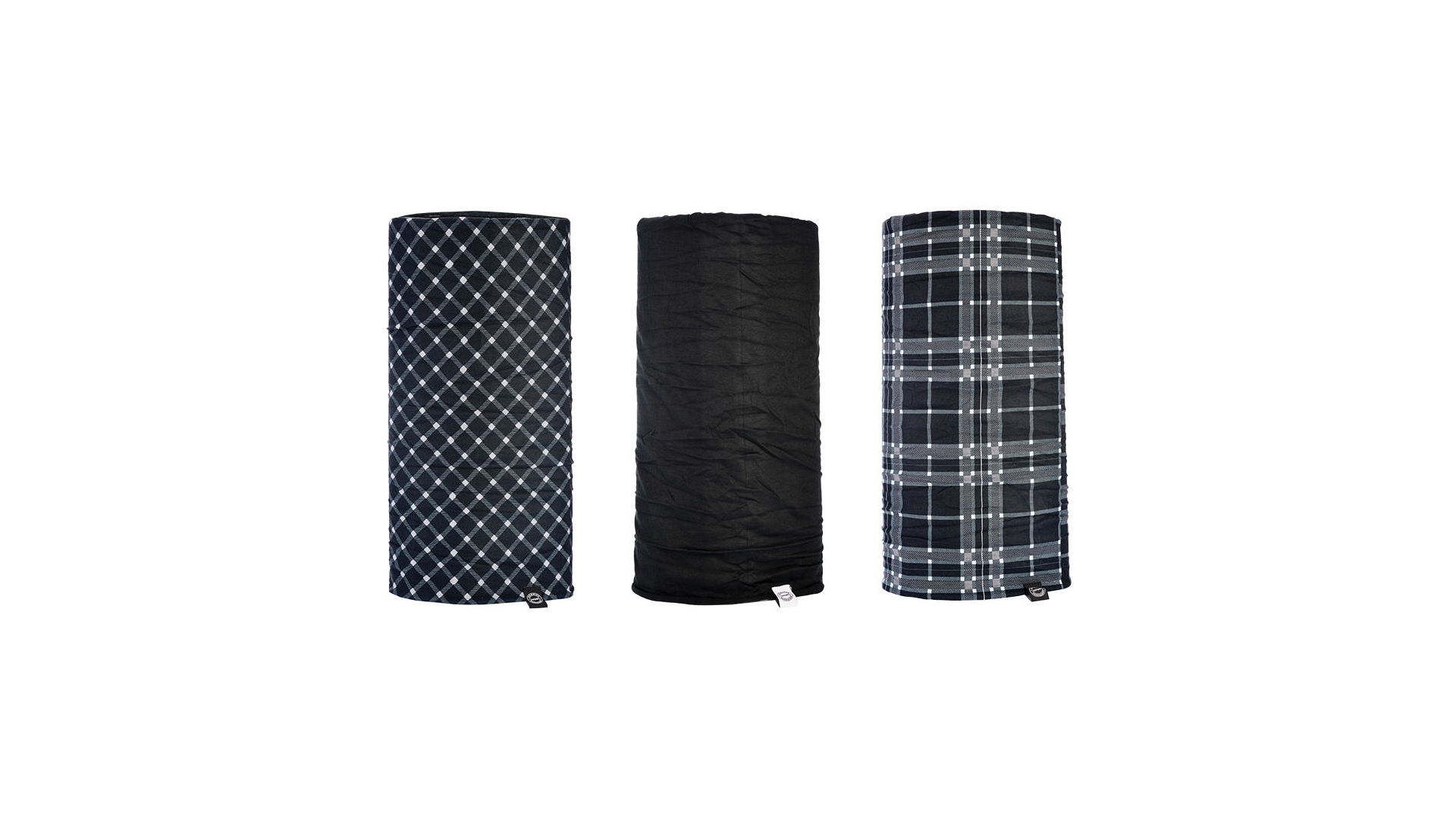 Oxford Multifunktionstuch Tartan, Multifunktionstuch "Comfy" 3er Pack, 100 % Polyester Mikrofaser