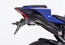 Vorschaubild PROTECH V-SHAPE Kennzeichenhalter Alu & Stahl Schwarz für YAMAHA YZF-R7