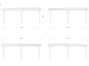 Vorschaubild Palmako Carport/Pavillon Connect Lenna 24,9 m²