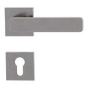 Vorschaubild Griffwerk VAYA 265 MINIMAL MODERN fast2fix  Fast2Fix Rosetten eckig Profilzylinder Samtgrau