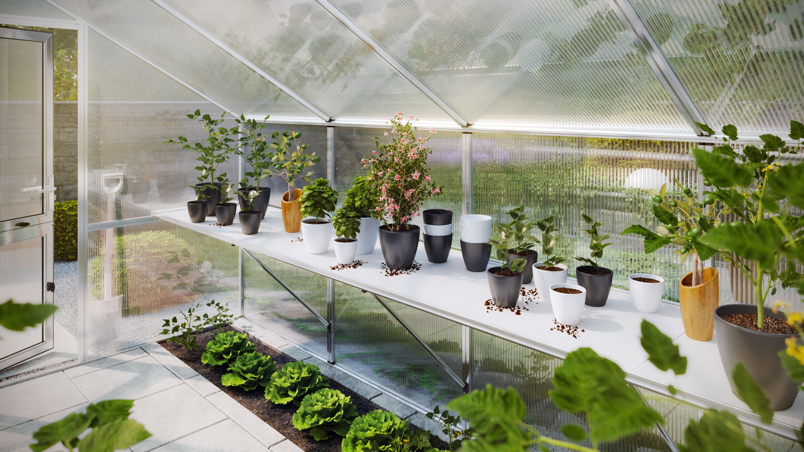 Tischgestell für KGT Gewächshäuser-Orchidee Typ IV-