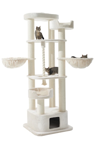 NOBBY Kratzbaum "MUSAN" cream; 70 x 70 x 203 cm