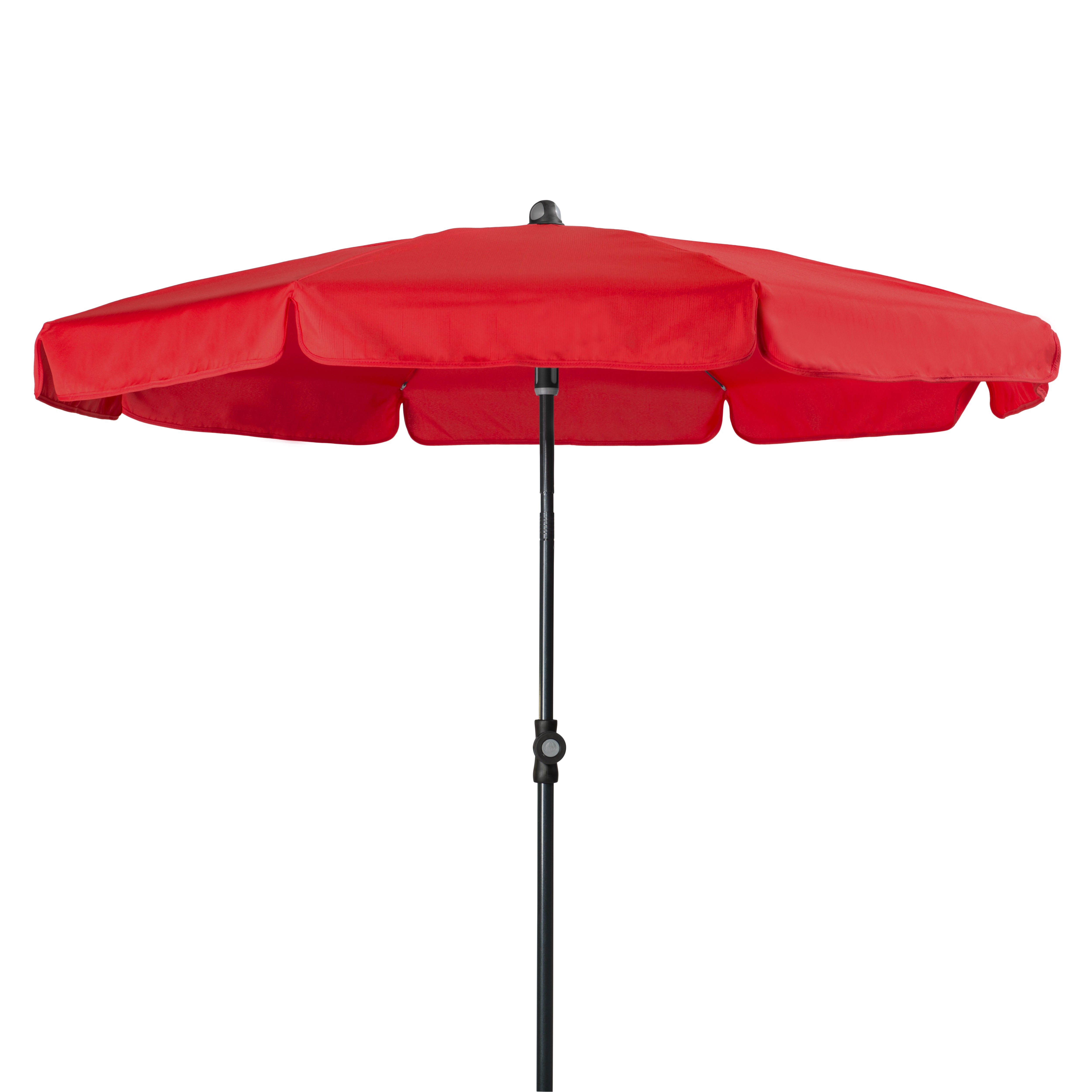 doppler Mittelmastschirm SUNLINE 150 Manual, Stahl Anthrazit / 100 % Polyester 160 g/m² Rot