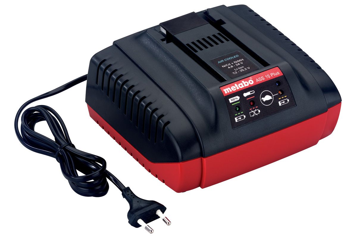 Metabo Schnellladegerät ASS 15 Plus24-25,2 V"AIR COOLED"EU