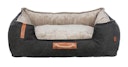Vorschaubild TRIXIE BE NORDIC Bett Föhr, eckig, schwarz/sand