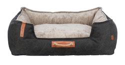 TRIXIE BE NORDIC Bett Föhr, eckig, schwarz/sand