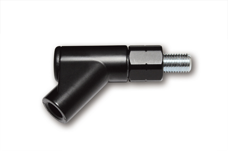 HIGHSIDER smart Spiegeladapter Schwarz M10x1,25, Linksgewinde