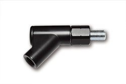 HIGHSIDER smart Spiegeladapter Schwarz M10x1,25, Linksgewinde