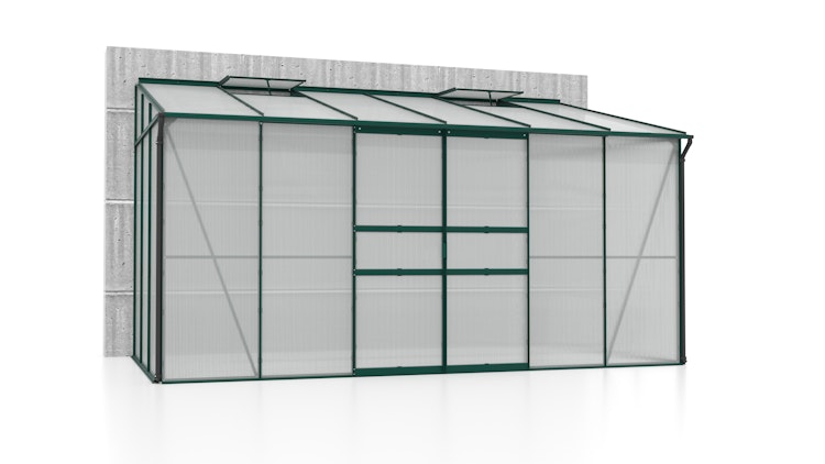 Vitavia Gewächshaus Osiris/Ida 7800 inkl. 2 Dachfenster - 7,8 m²