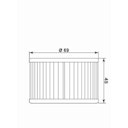 Vorschaubild MIW Ölfilter KY7004 Papierfilter (OEM-Qualität)