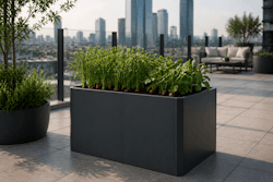 Premium Hochbeet aus Stahl anthrazit 120 x 80 x 75 cm