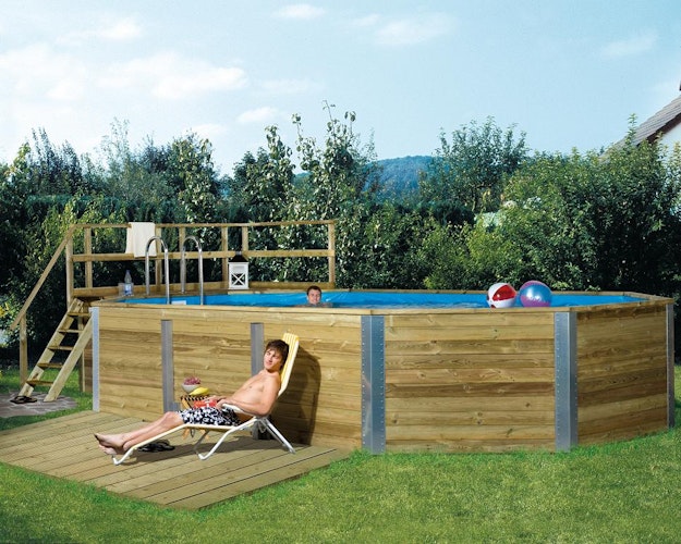 Weka 45 mm Swimmingpool 594 A Sparset - 376 x 850 cm