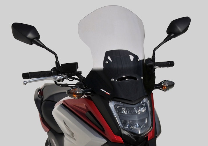 ERMAX Windschutzscheibe Acrylic durchsichtig Grau getönt für HONDA NC750X