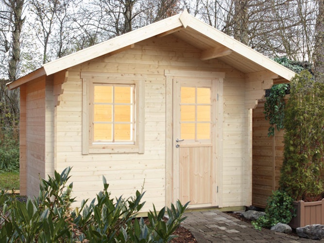 Wolff Finnhaus Blockbohlenhaus Monika 34-A/B