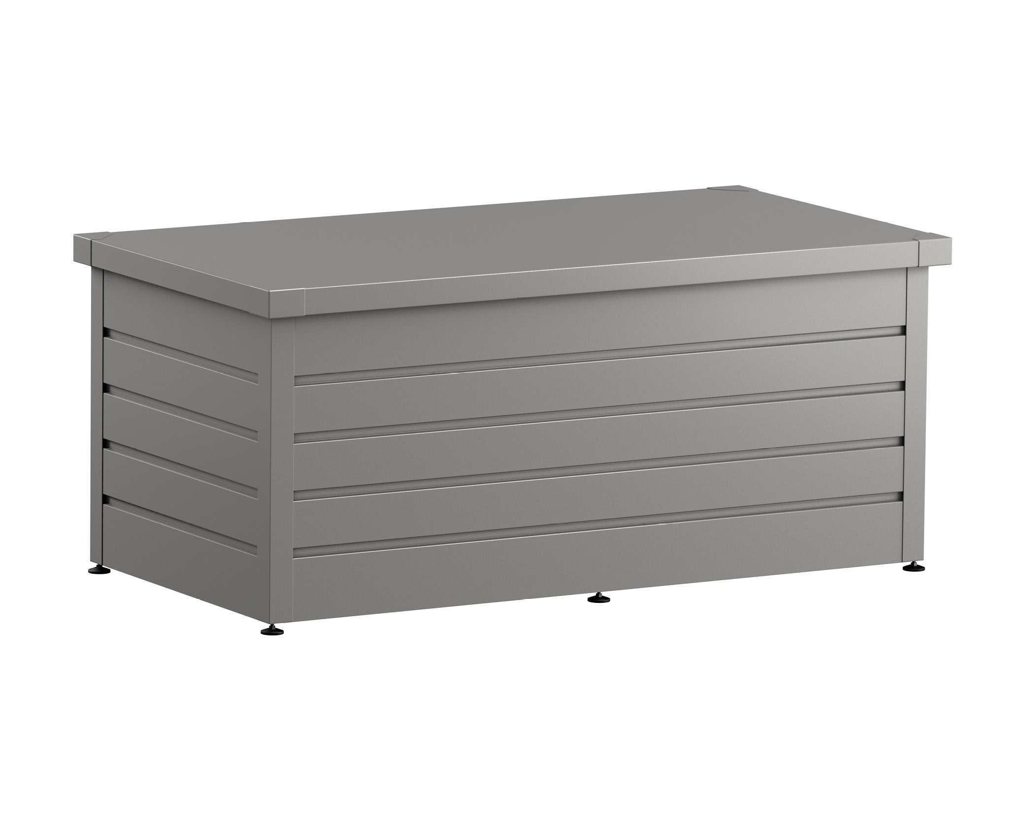 Hörmann Gartenbox EcoStar Euroline B 166 × T 88 × H 73 cm (Größe 2) Graualuminium (RAL 9007)