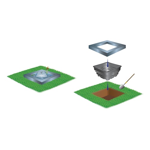 Heissner Terrassenteich PE-Becken 380 Liter (B083-00)