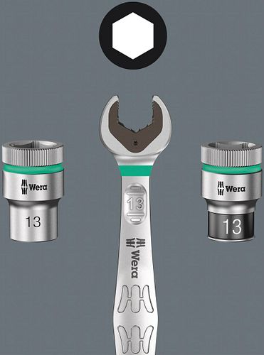 Wera Ringmaulschlüsselsatz Bicycle Set 10 silber