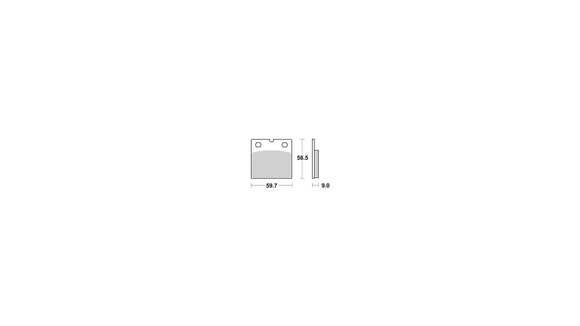 TRW Bremsbelag MCB 533 mit Zulassung